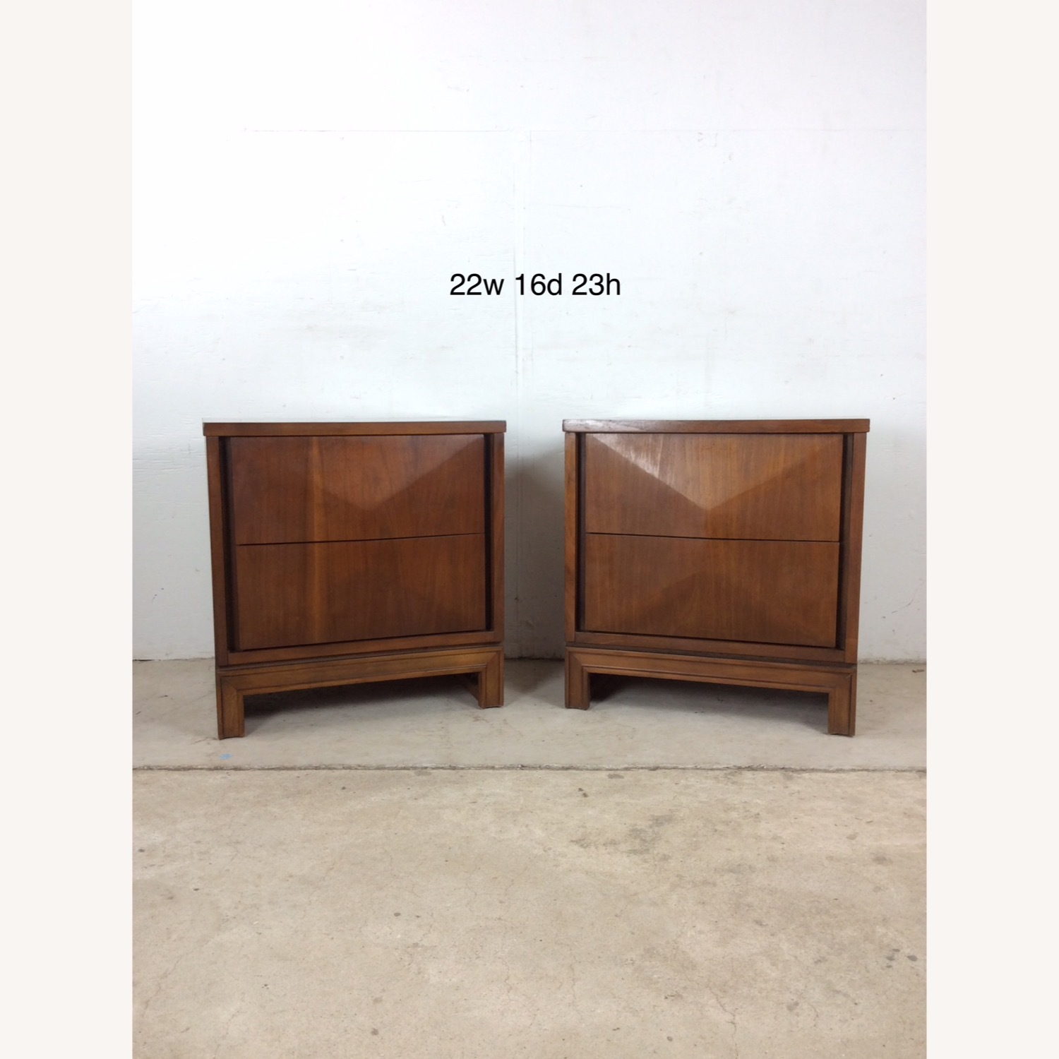 Pair of Mid Century Nightstands by Johnson Carper - image-18