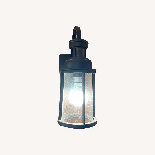 Used Outdoor Wall Lantern W Motion Sensor for sale on AptDeco