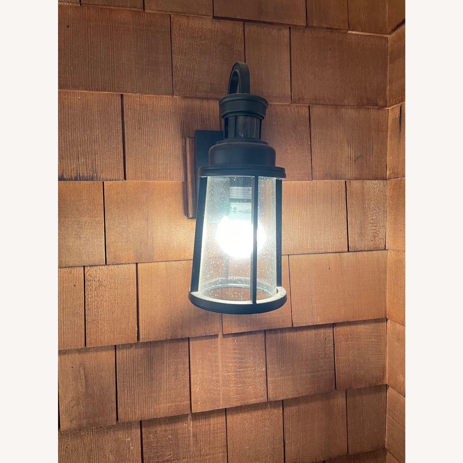 Outdoor Wall Lantern W Motion Sensor - image-3