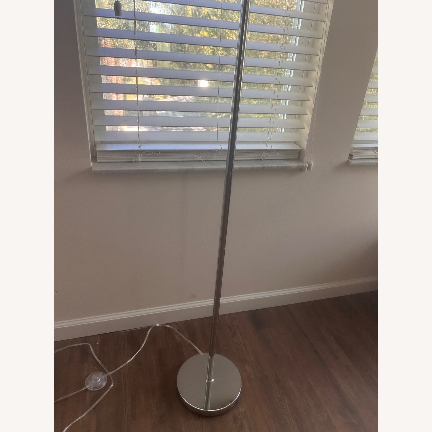 Crystal Floor Lamp Silver - image-4