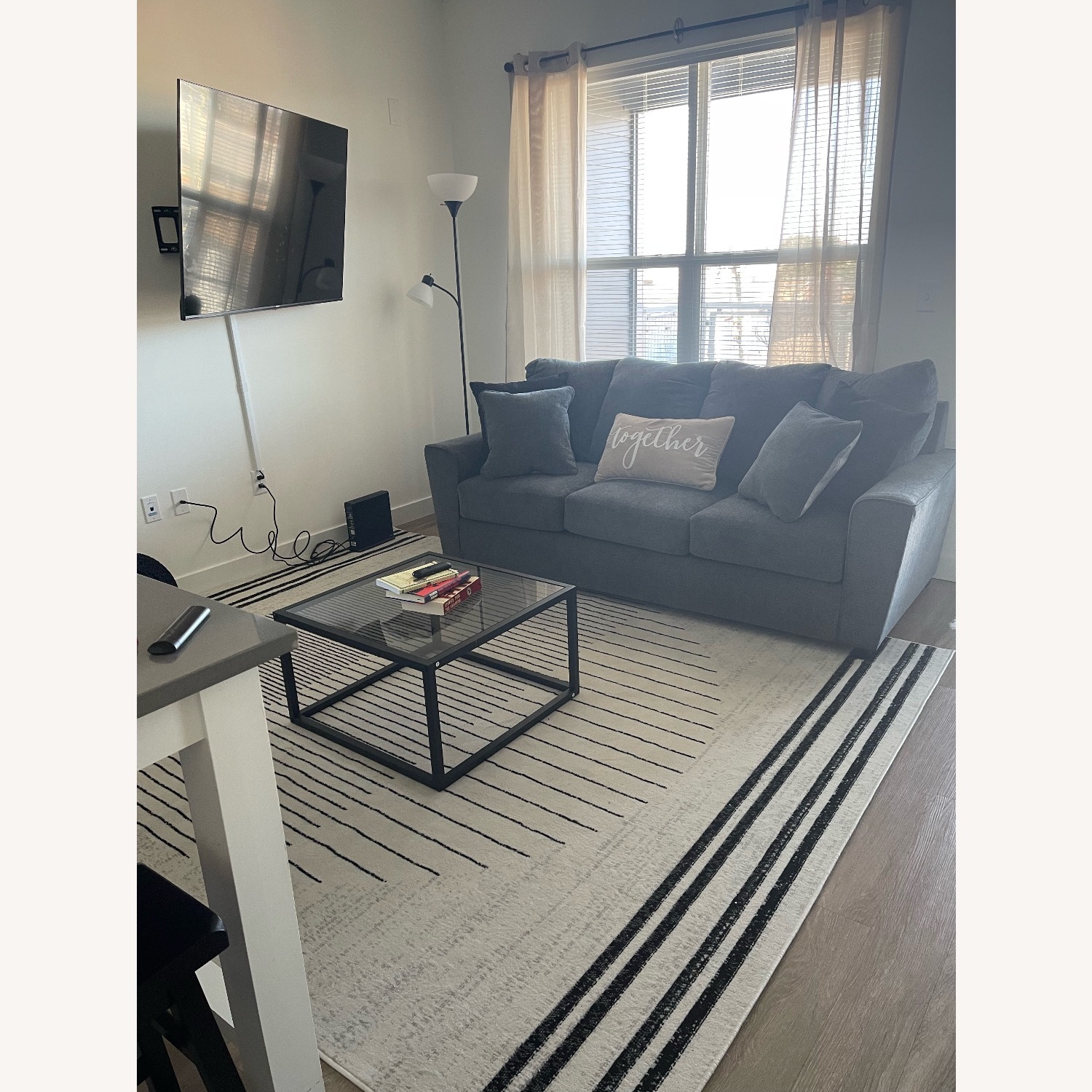 Ashley Furniture Deltona Dark Gray 3+ Seater Sofa - image-3