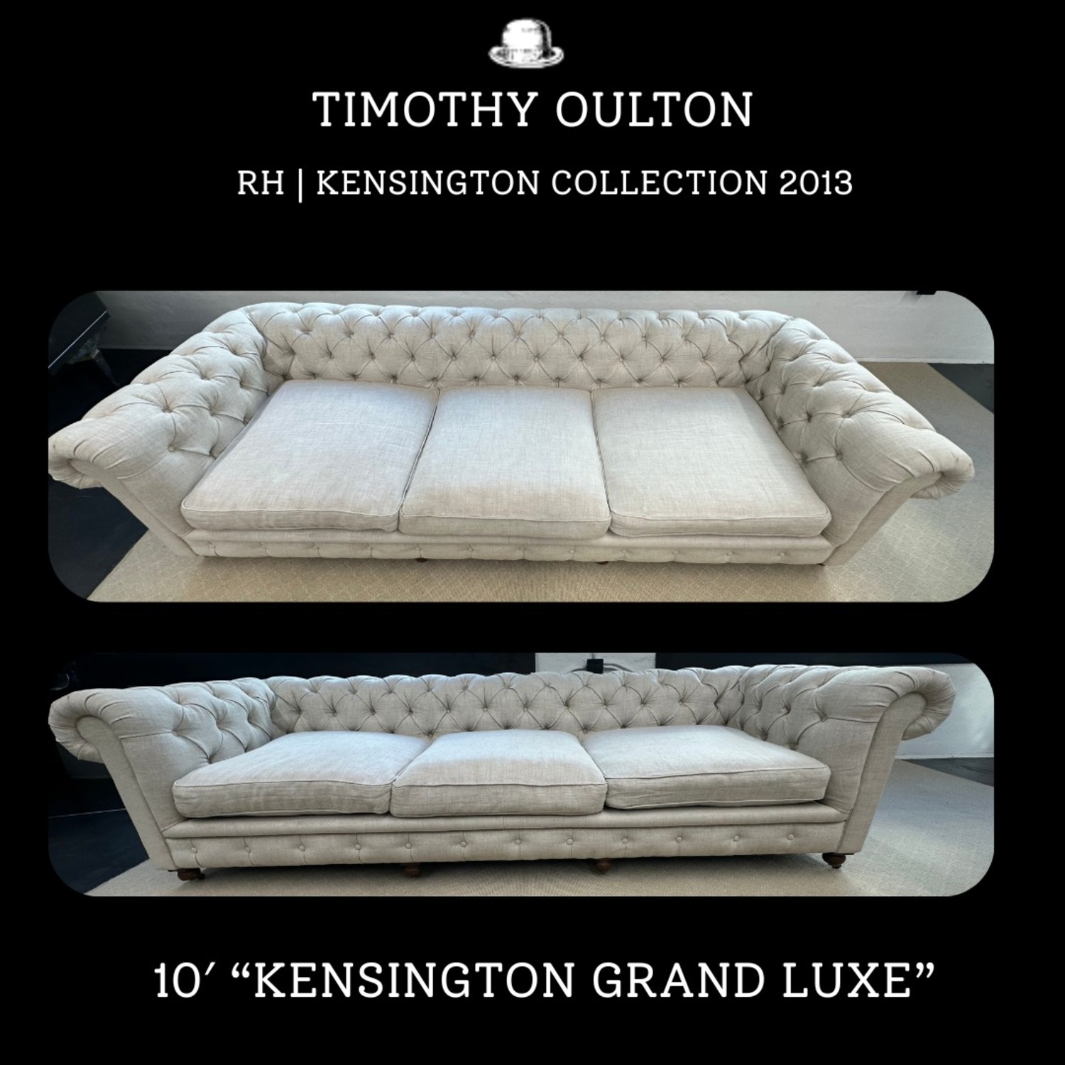 10′ Kensington Grand Luxe Sofa - image-2