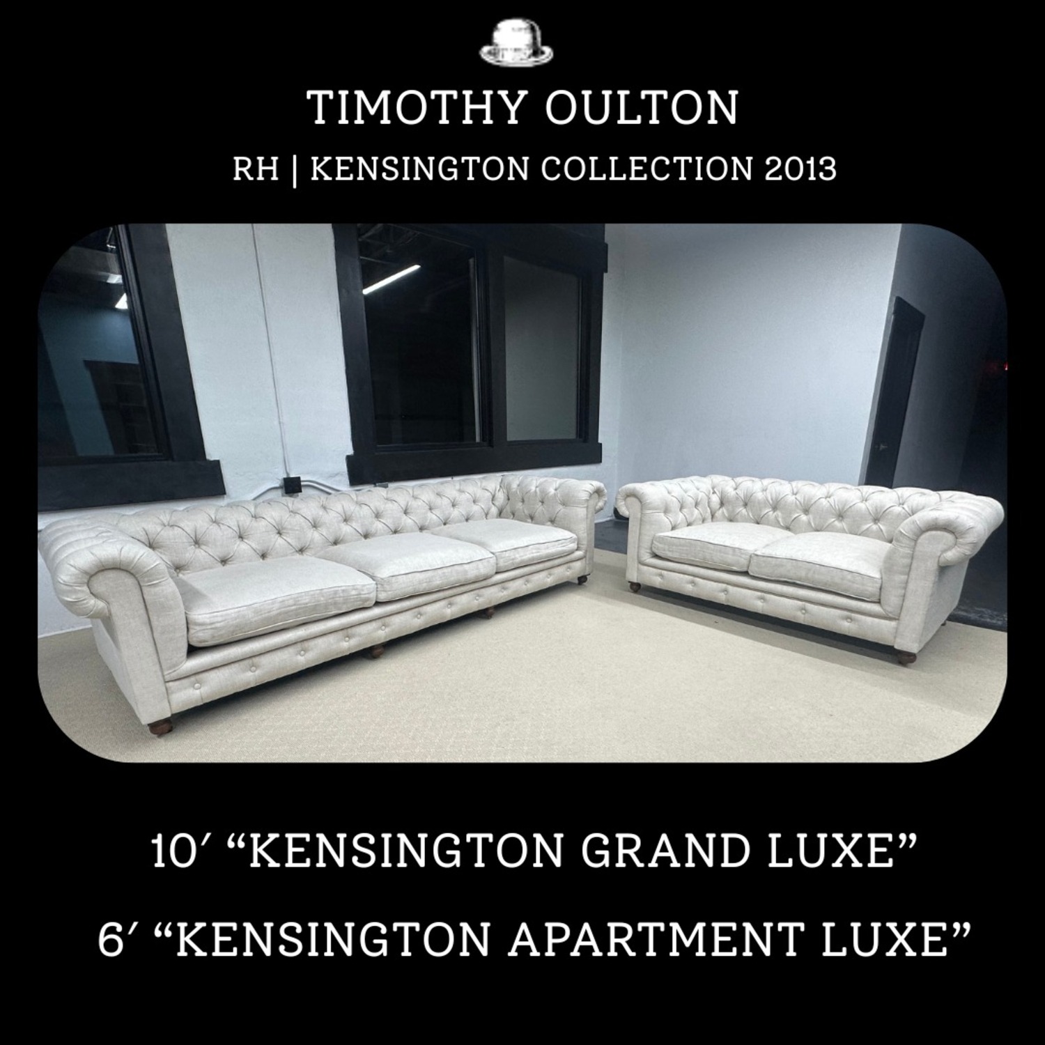10′ Kensington Grand Luxe Sofa - image-1