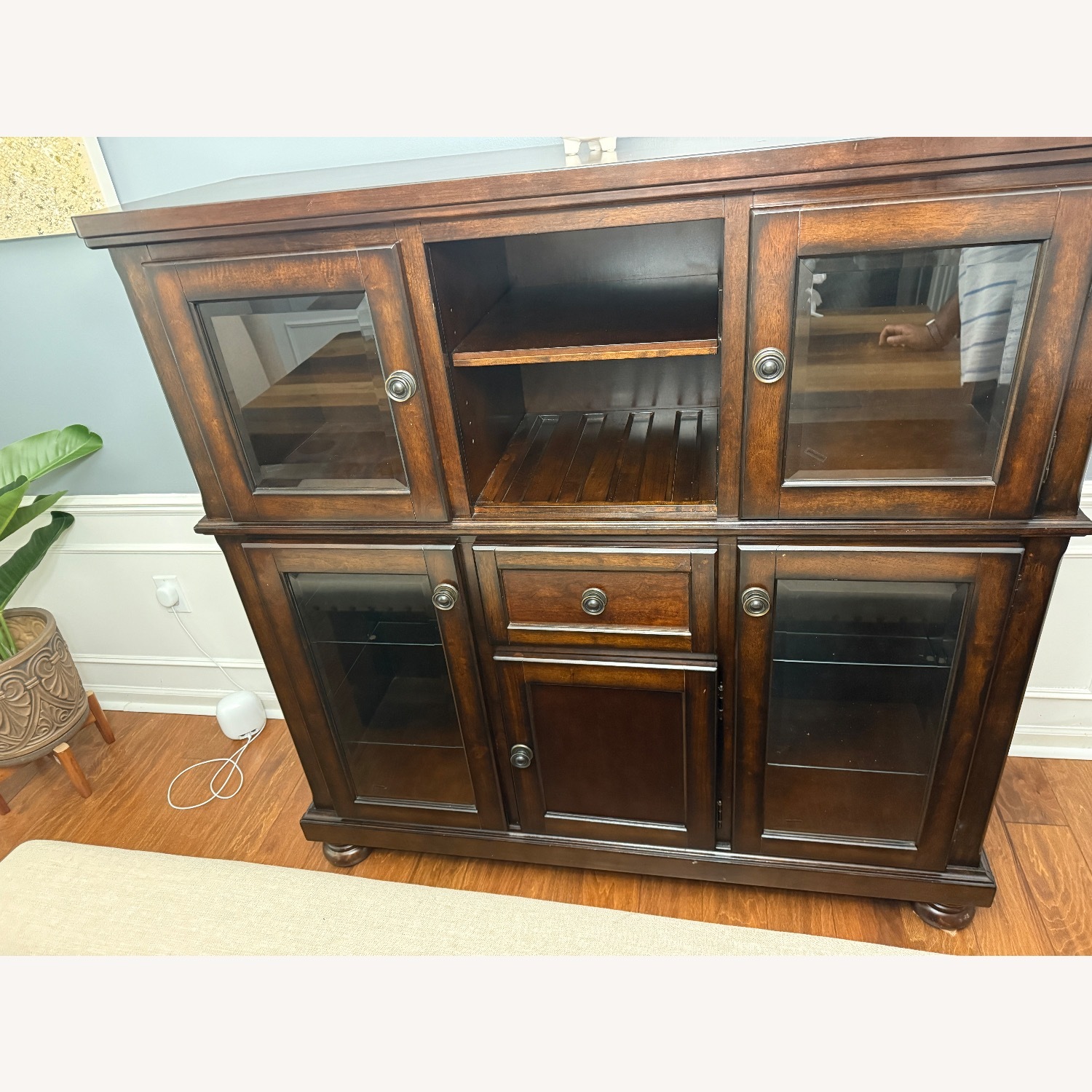 Ashley Furniture Porter Dark Brown Wood Chest - image-4