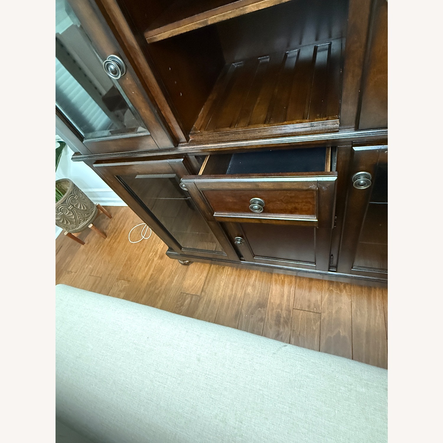 Ashley Furniture Porter Dark Brown Wood Chest - image-6