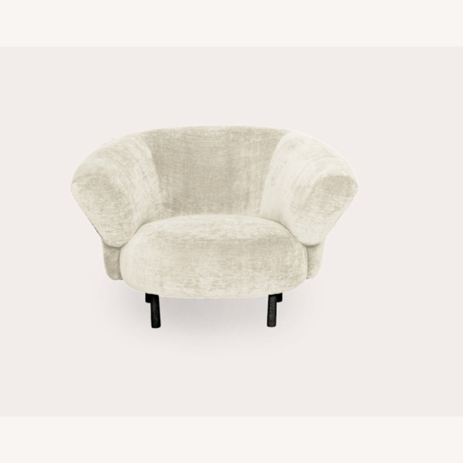 Designer White Boucle Accent Chairs (x2) - image-9