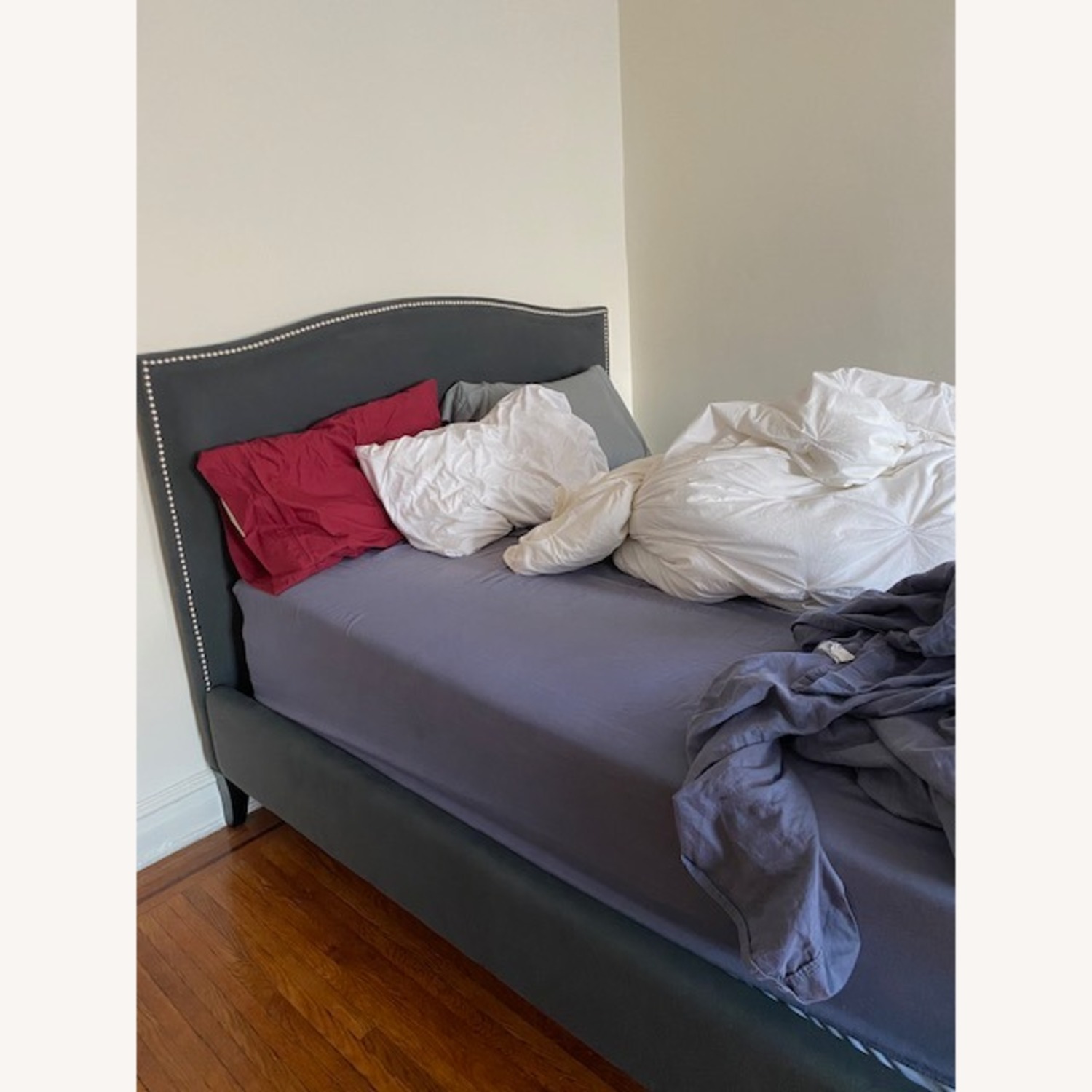 Crate & Barrel Ink Queen Bed Frame - image-2