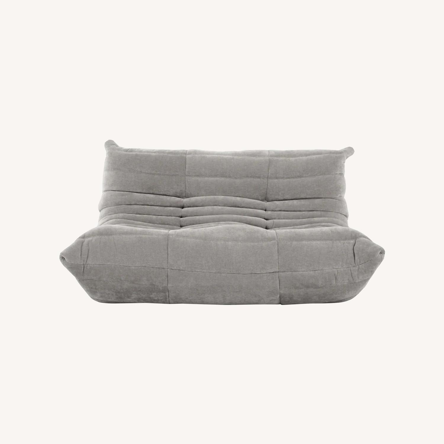 Light Gray 3+ Seater Togo Sofa - image-0