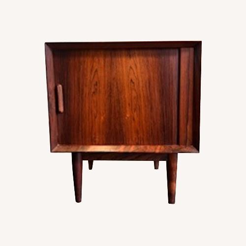Used Rosewood Decor Inc Natural Wood Nightstand for sale on AptDeco