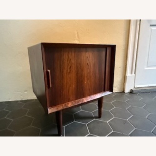 Used Rosewood Decor Inc Natural Wood Nightstand for sale on AptDeco