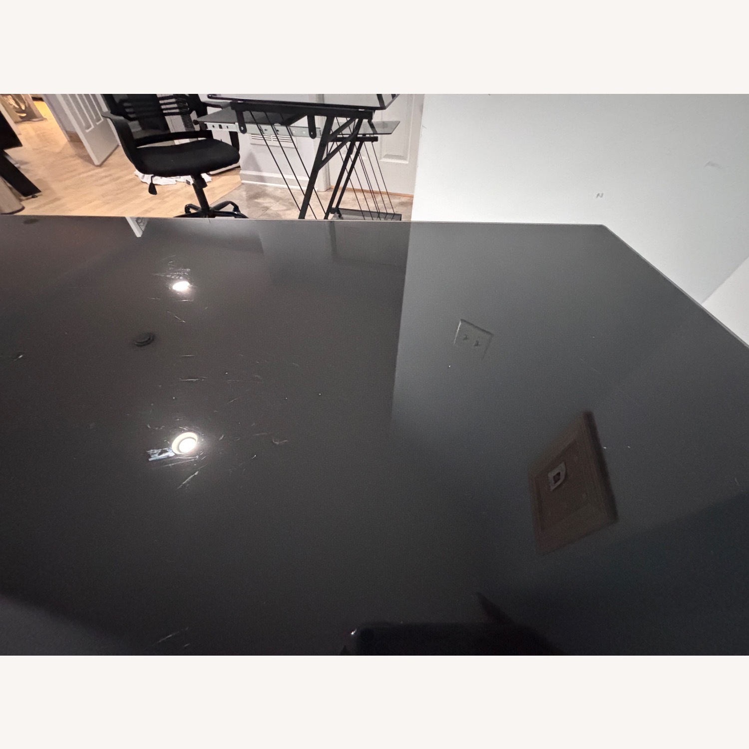 L-Shaped Glass Desk - image-4