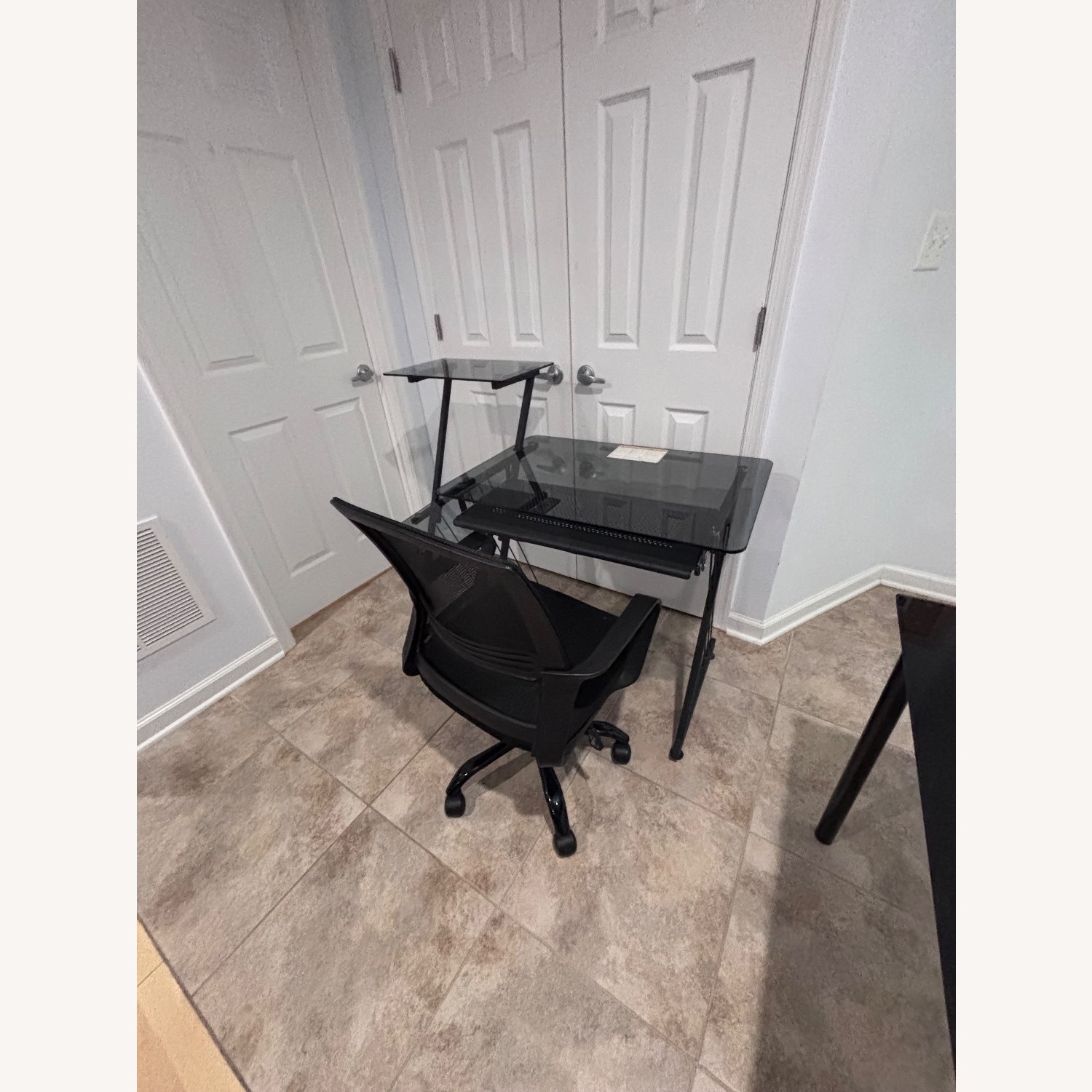 L-Shaped Glass Desk - image-3