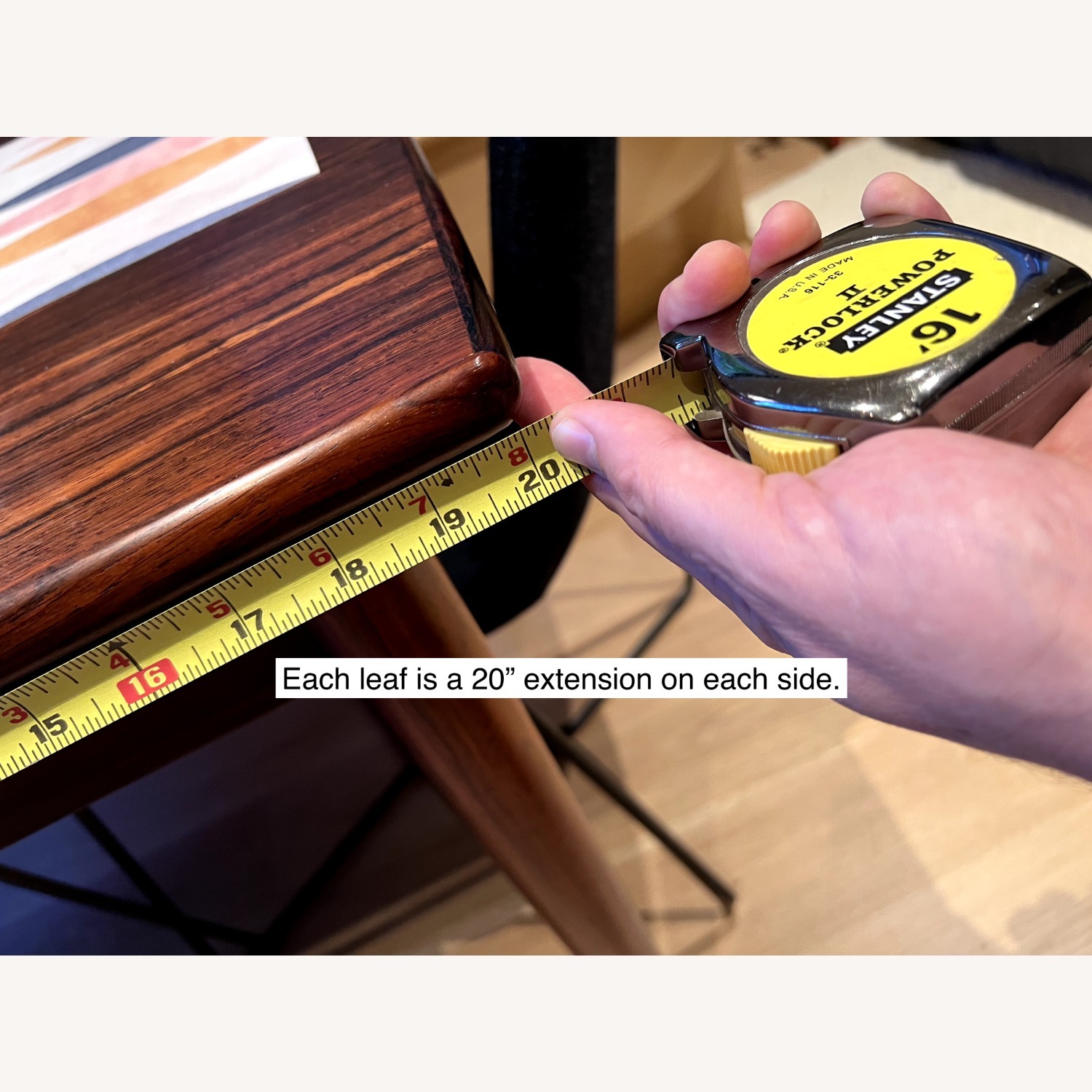 Vintage/Antique Finds Mcm Wood Dining Table - image-11