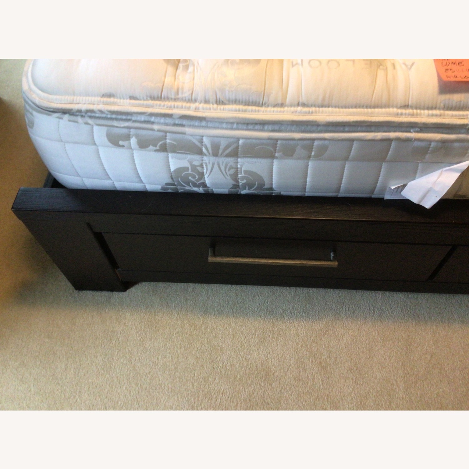 Black Solid King Bed - image-6