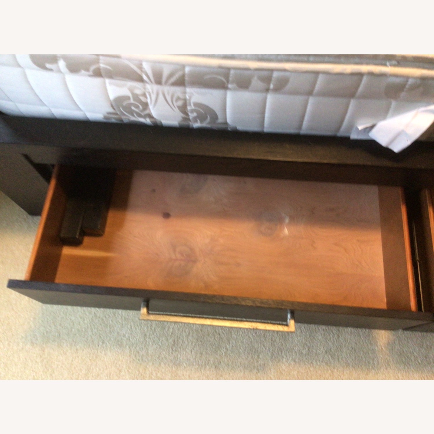 Black Solid King Bed - image-4