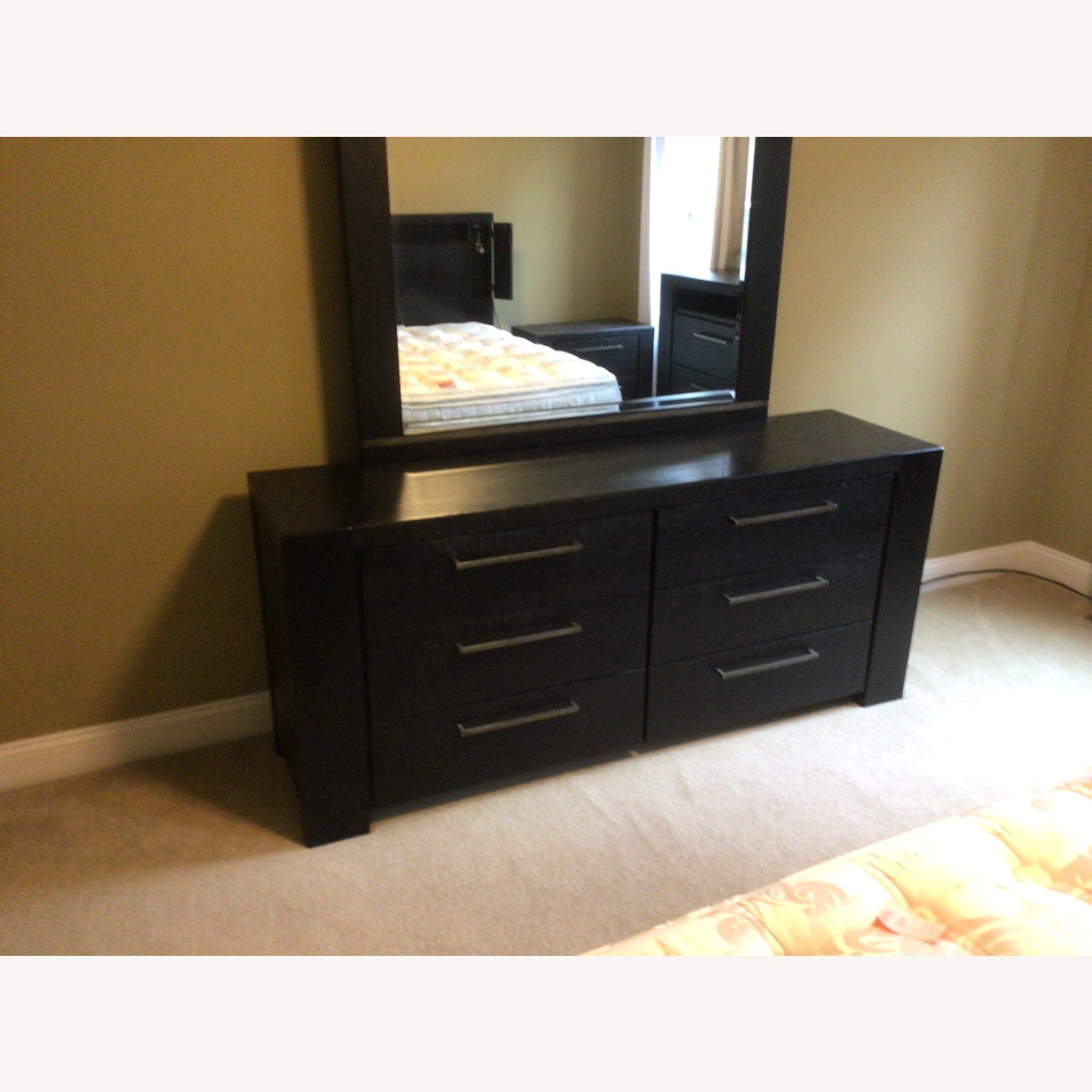 Mirror on Top Dresser - image-1