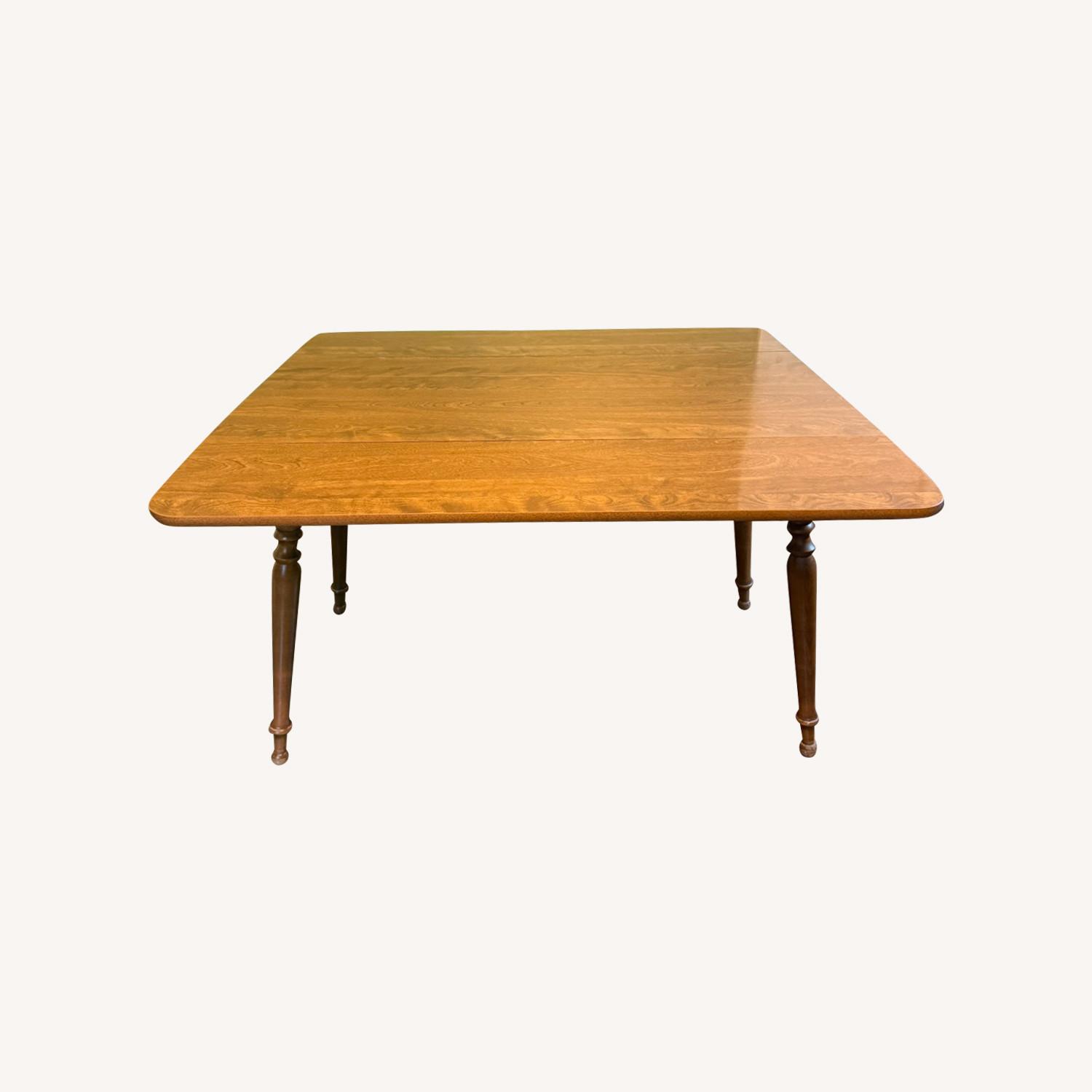 Ethan Allen Dining Table With Collapsible Sides - image-0