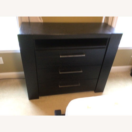 Used Black Wood Dresser for sale on AptDeco