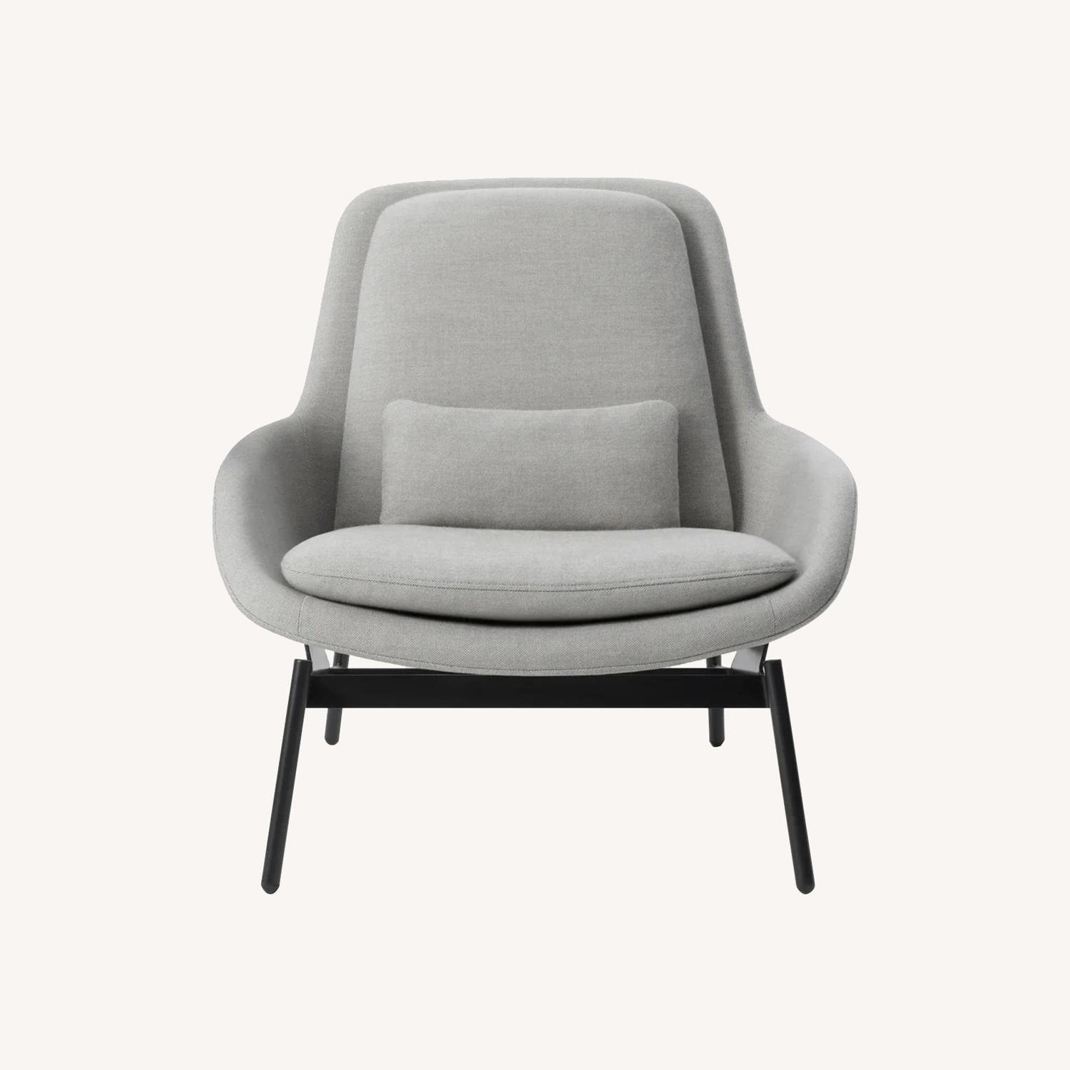 Blu Dot Light Gray Field Lounge Chair - image-0