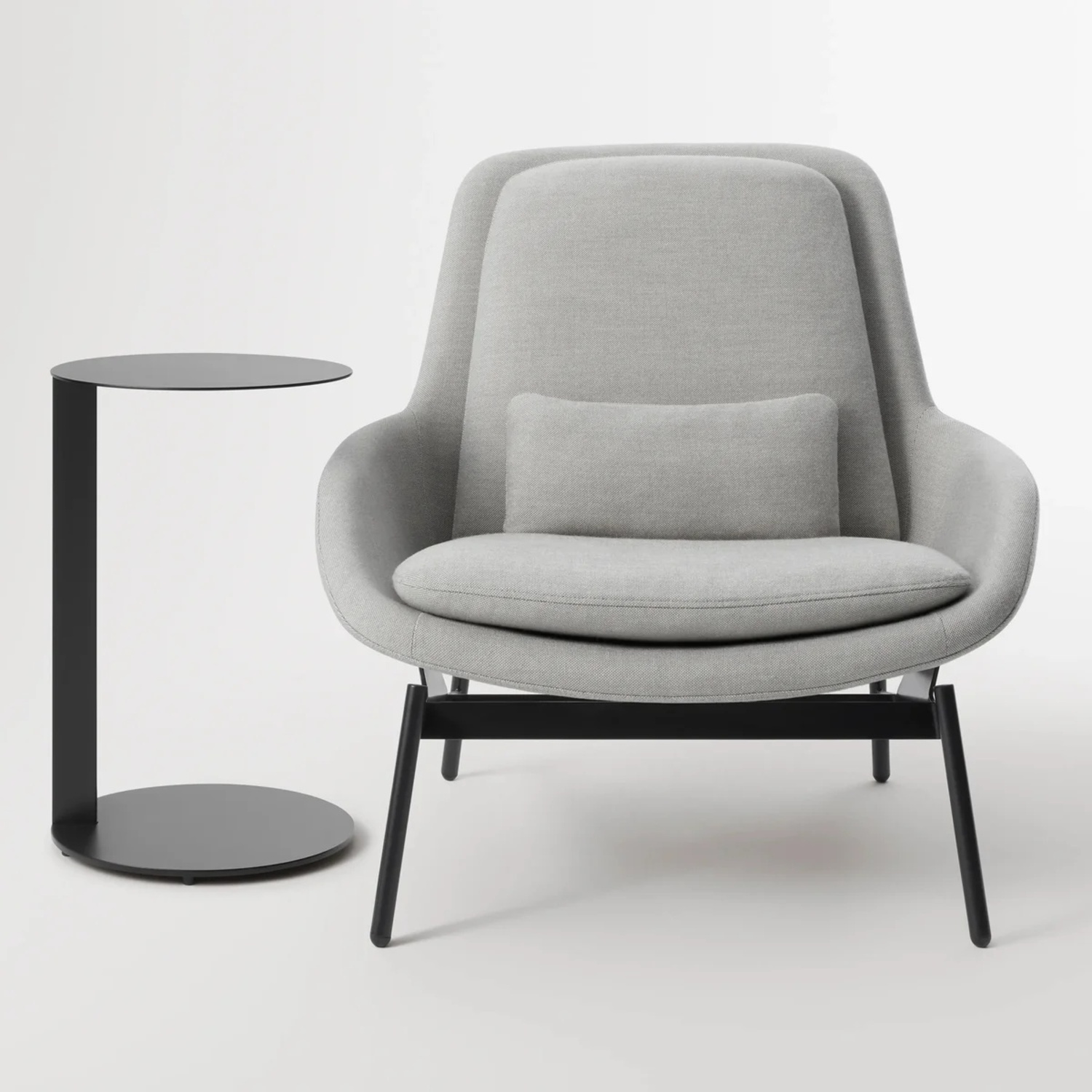 Blu Dot Light Gray Field Lounge Chair - image-5