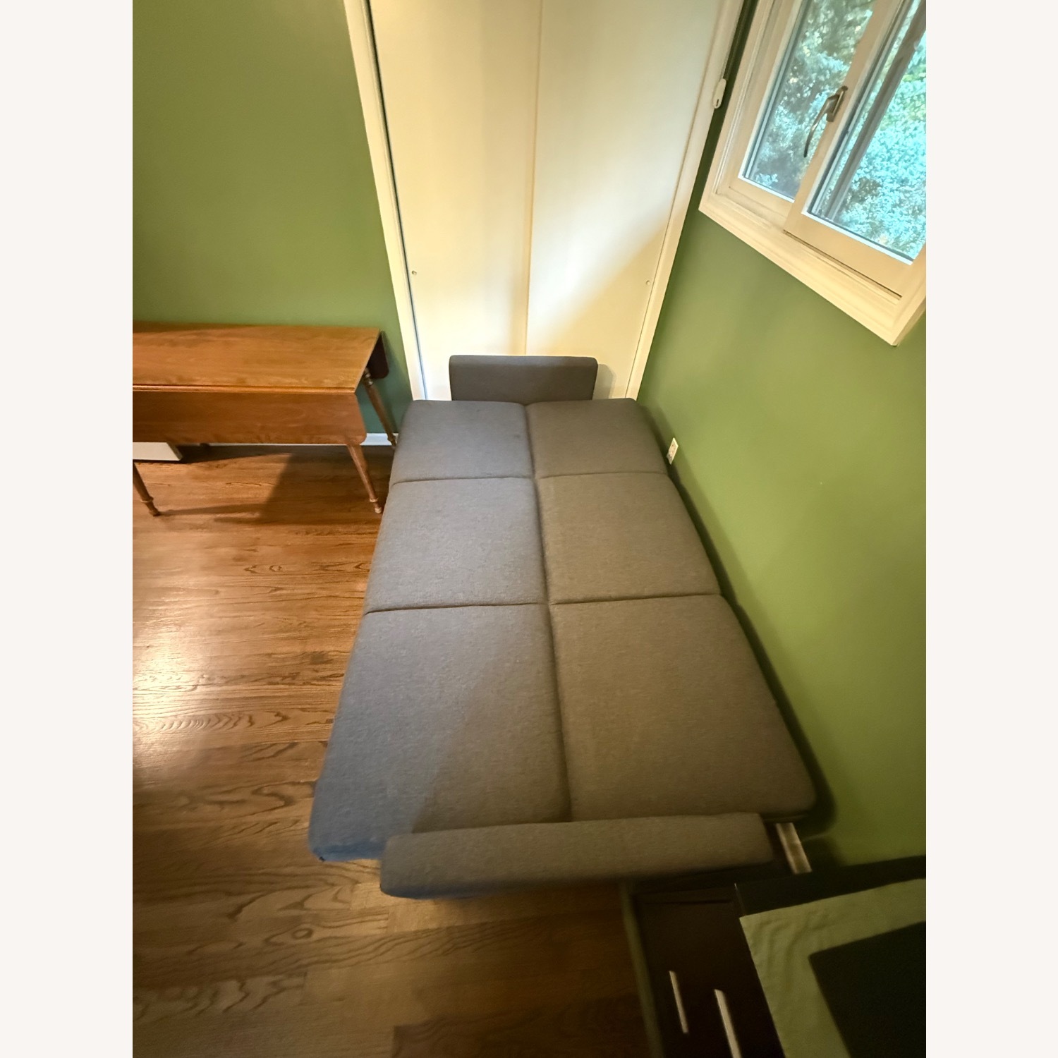 Wayfair Dark Gray Fabric Futon - image-4