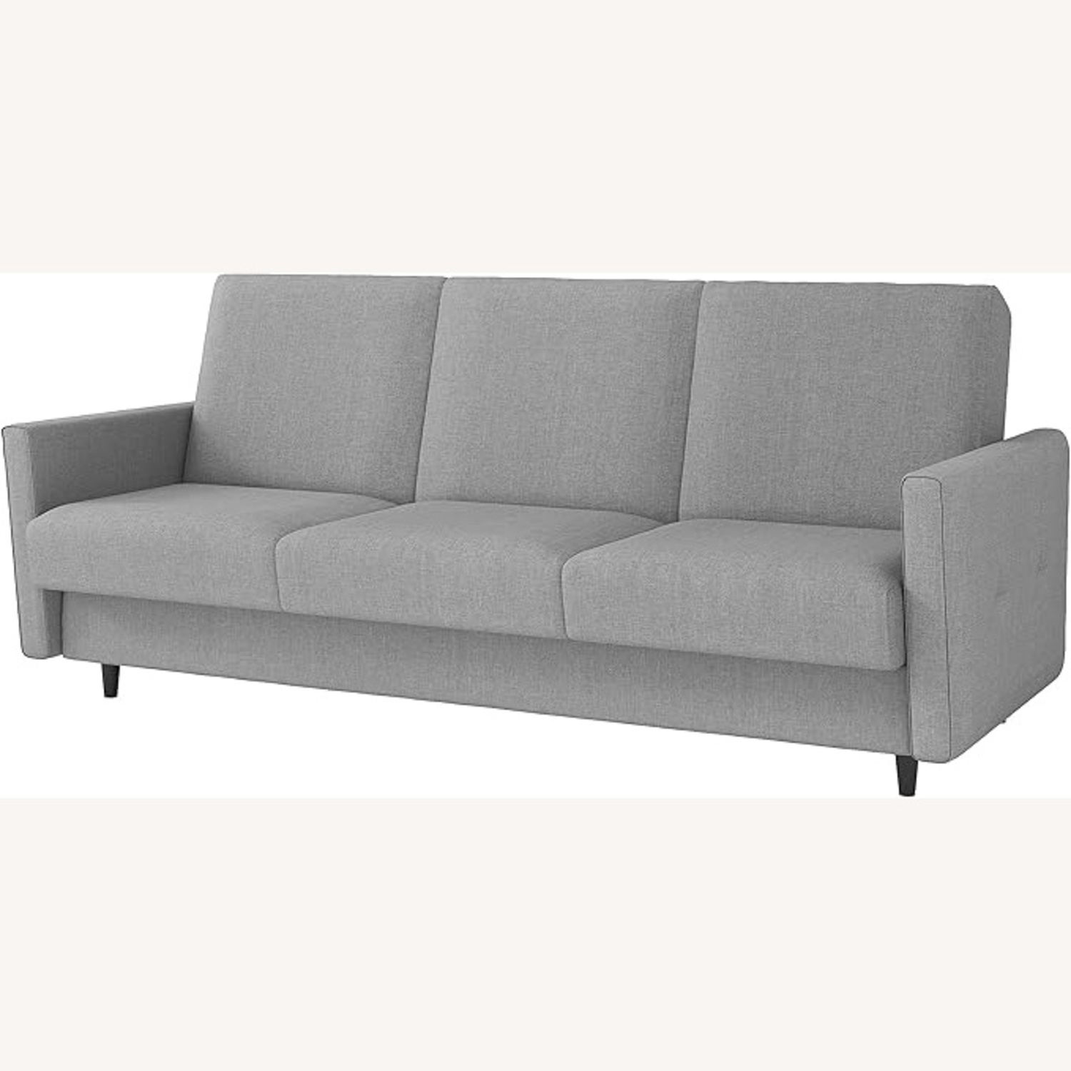 Wayfair Dark Gray Fabric Futon - image-0