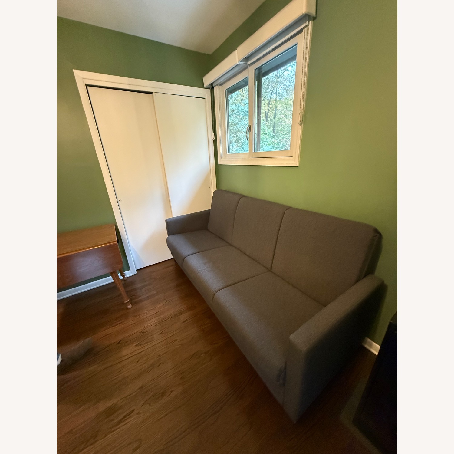 Wayfair Dark Gray Fabric Futon - image-2