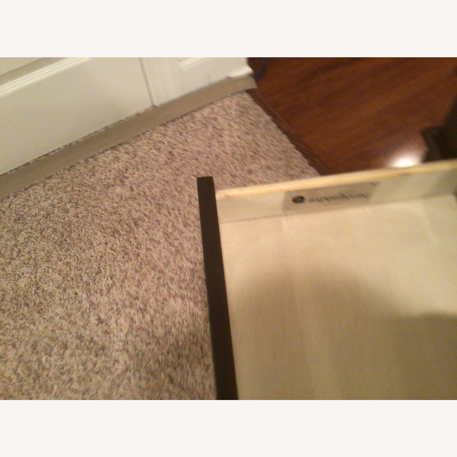 Dark Brown Wood Side Tables - image-3