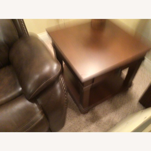 Used Dark Brown Wood Side Tables for sale on AptDeco
