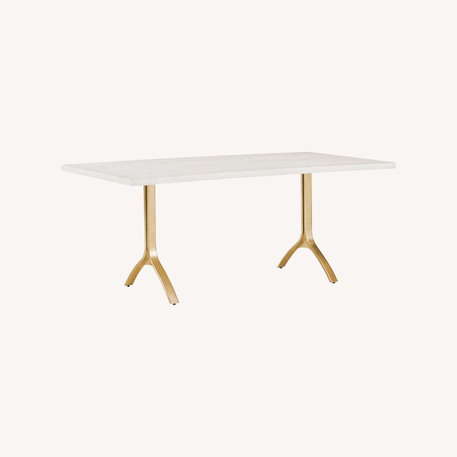 West Elm Avery Wishbone Dining Table - image-0