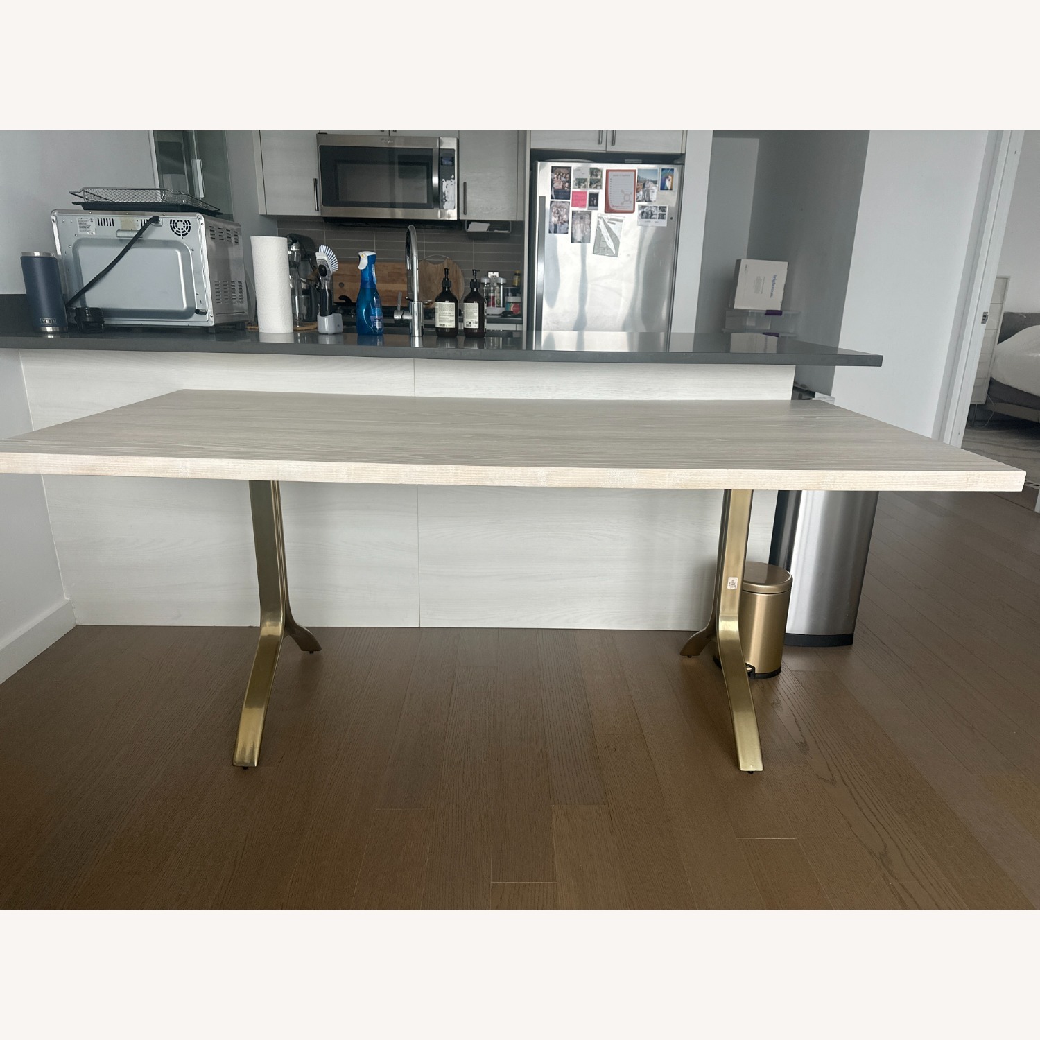 West Elm Avery Wishbone Dining Table - image-3