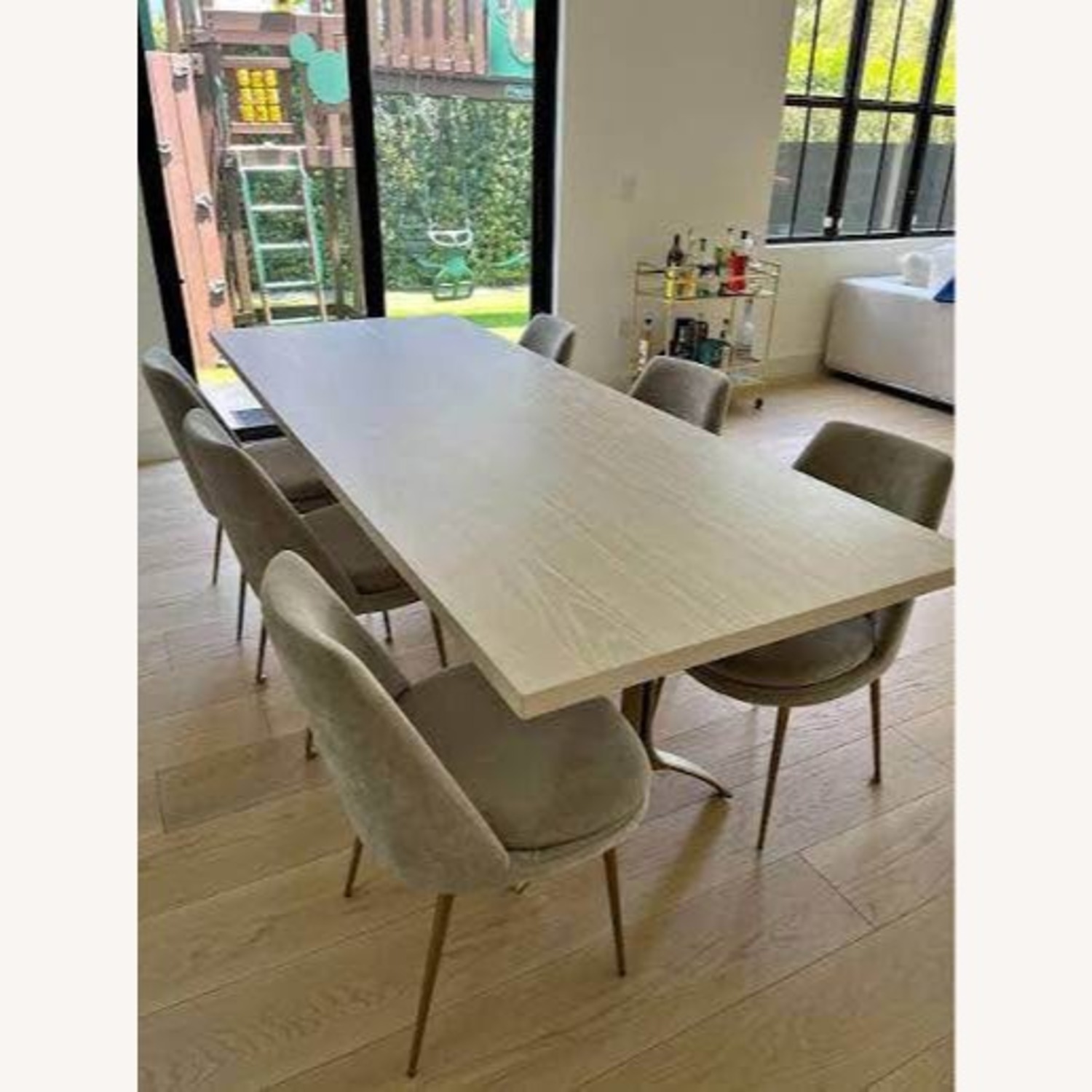 West Elm Avery Wishbone Dining Table - image-1