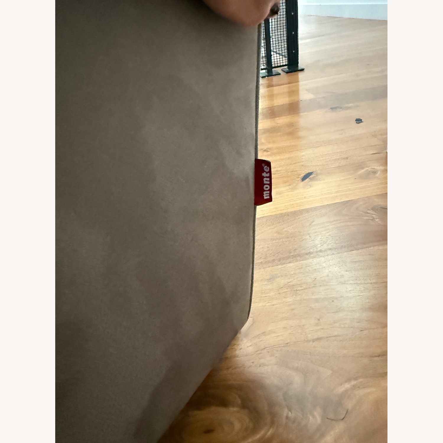 Monte Design Light Gray Microsuede Nursing Chair - image-7