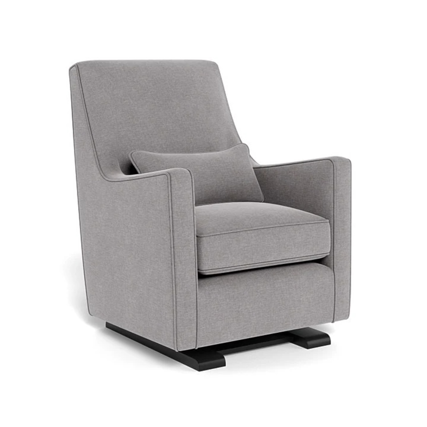 Monte Design Light Gray Microsuede Nursing Chair - image-8
