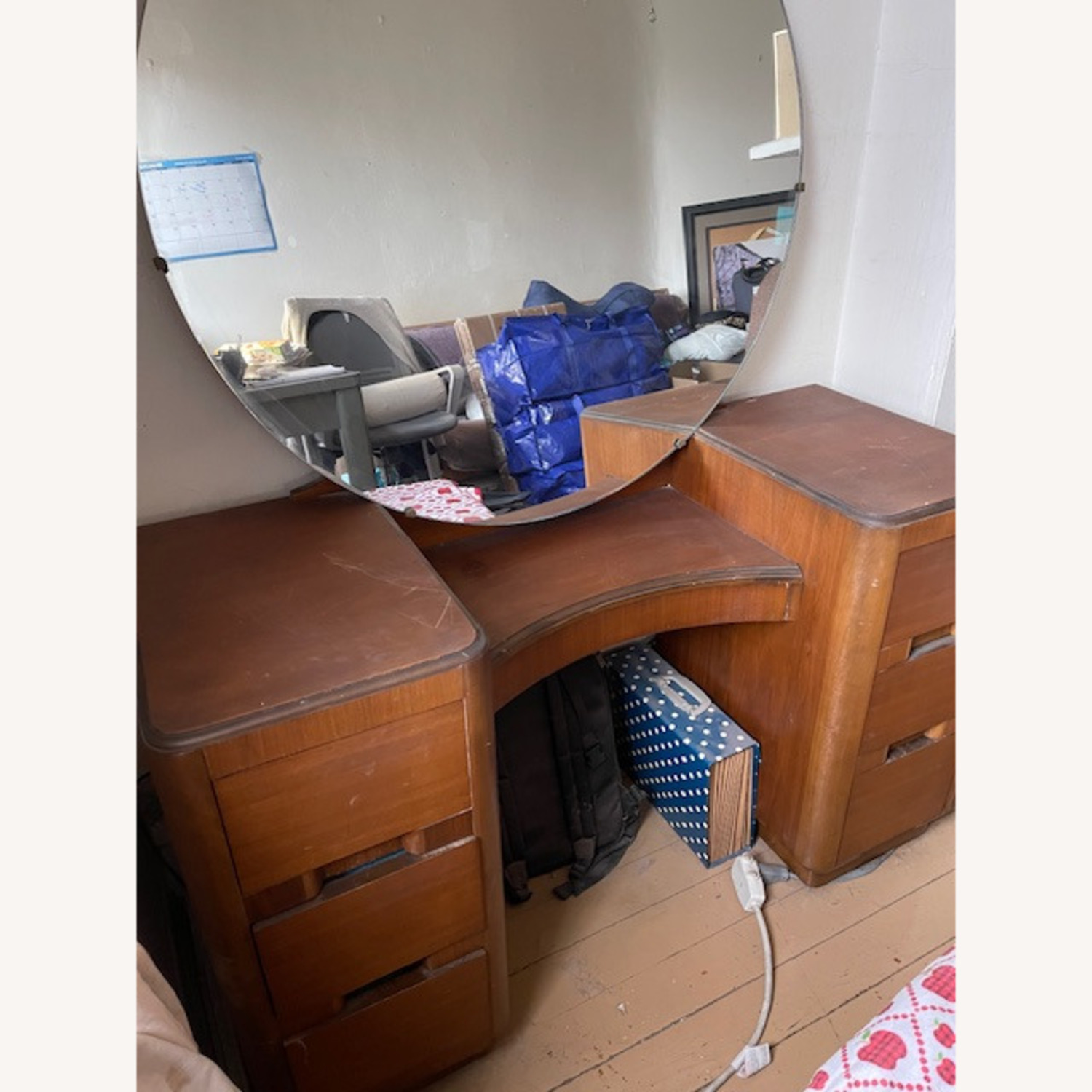 1940's American Art Deco Style Vanity - image-1