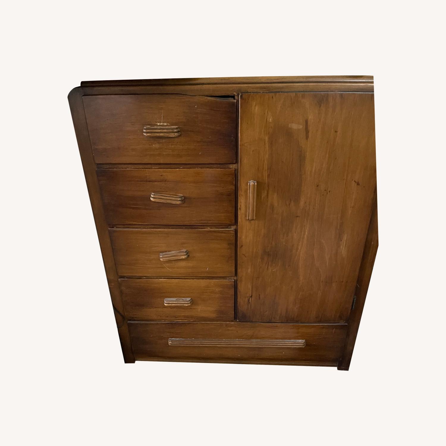 Vintage/Antique Dark Brown Dresser - image-0