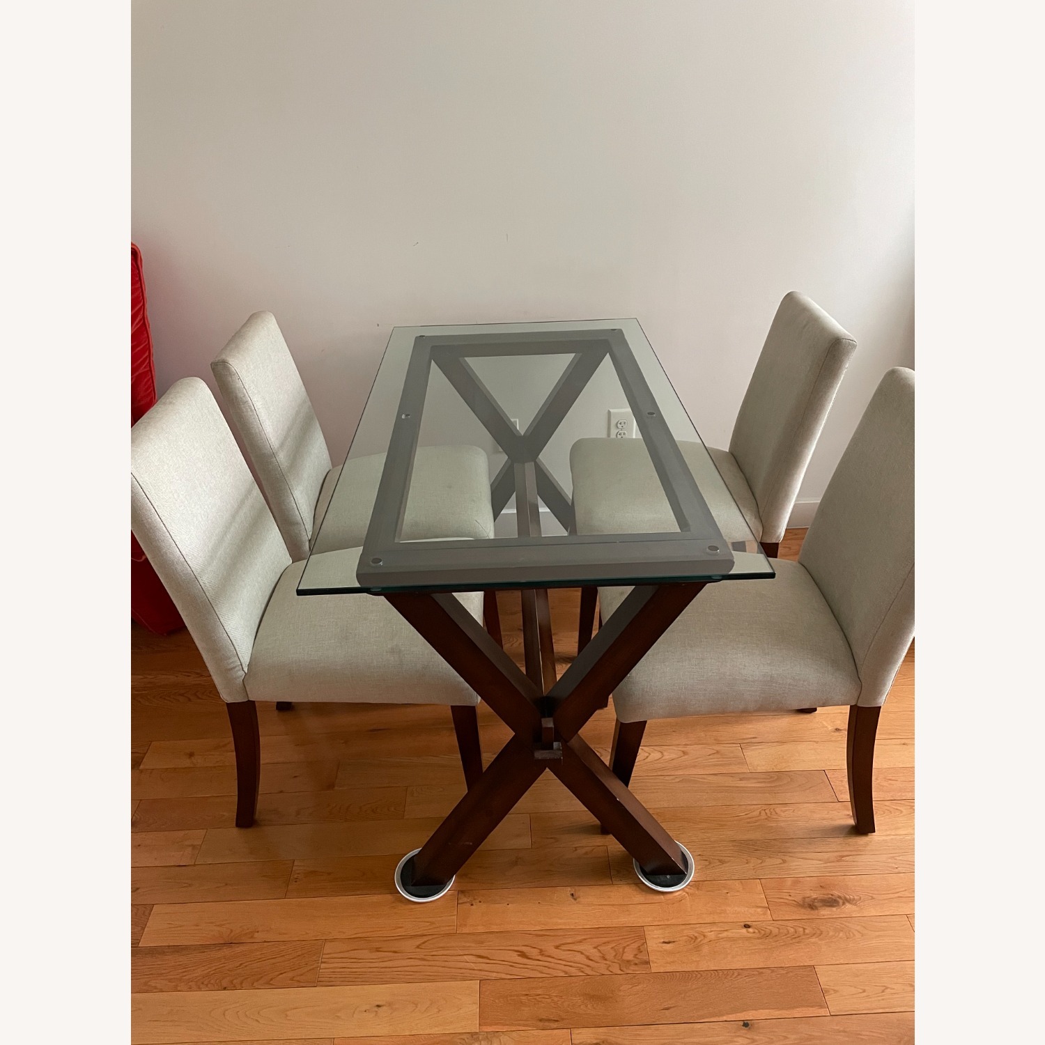 Pottery Barn Ava Desk Dark Brown Wood Desk - image-5