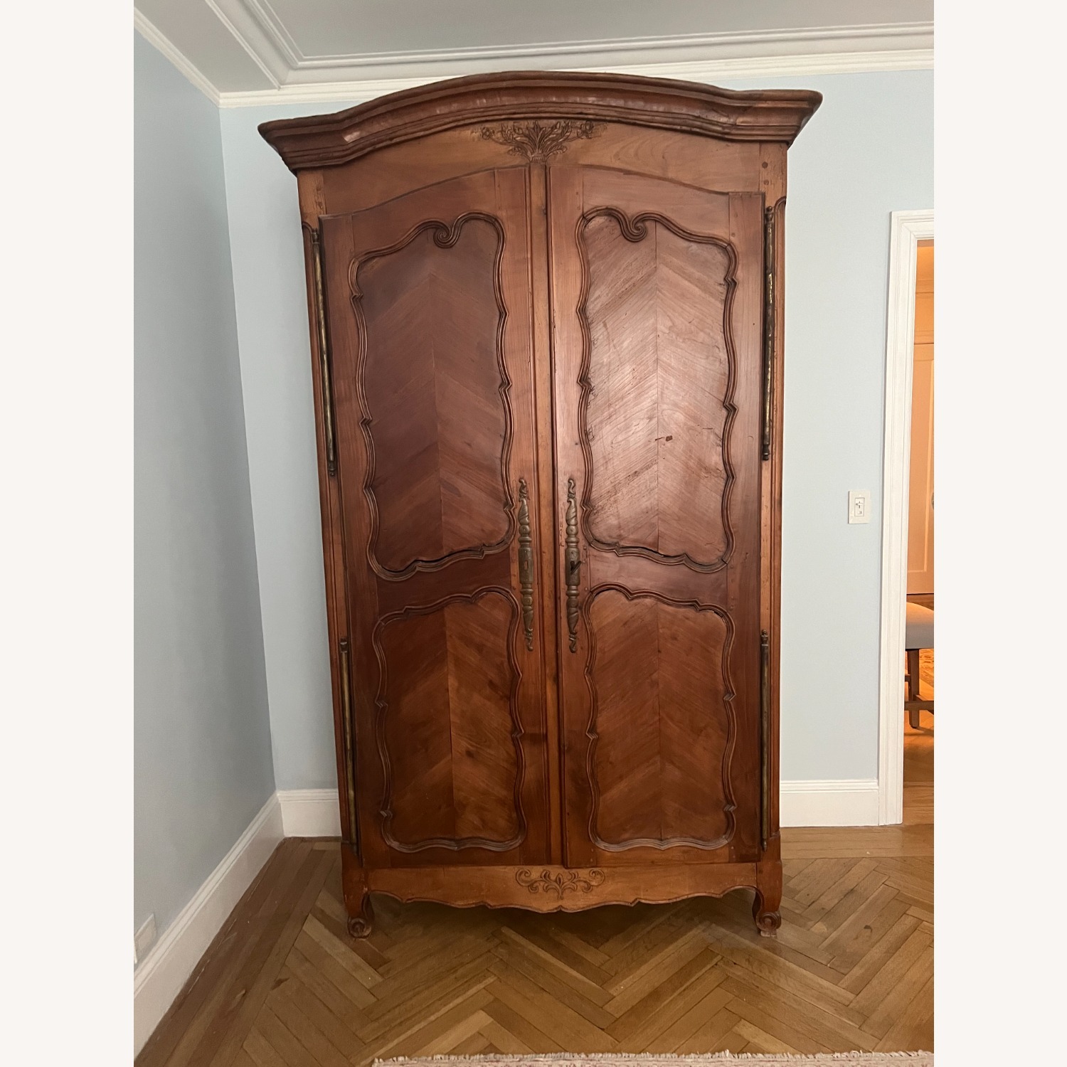 Antique 18th Century Louis XV Armoire - image-1