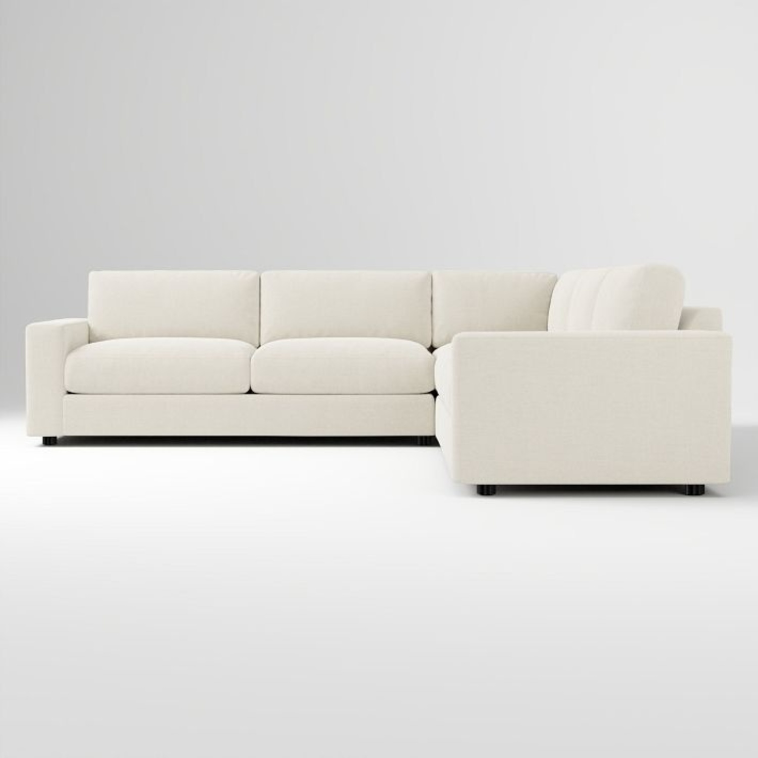 West Elm Dove Urban 116” Sectional - image-4