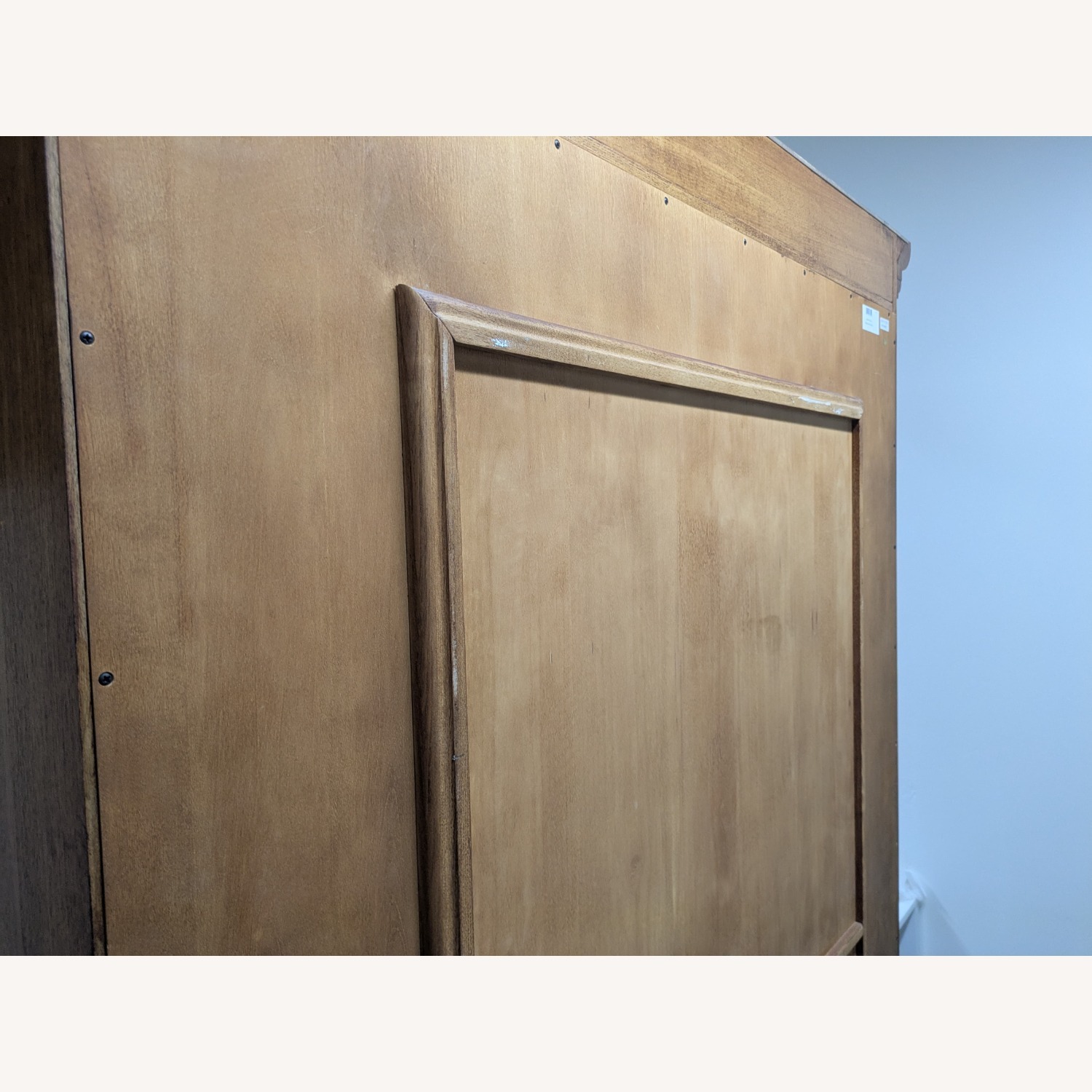 Light Brown Wood Armoire - image-13