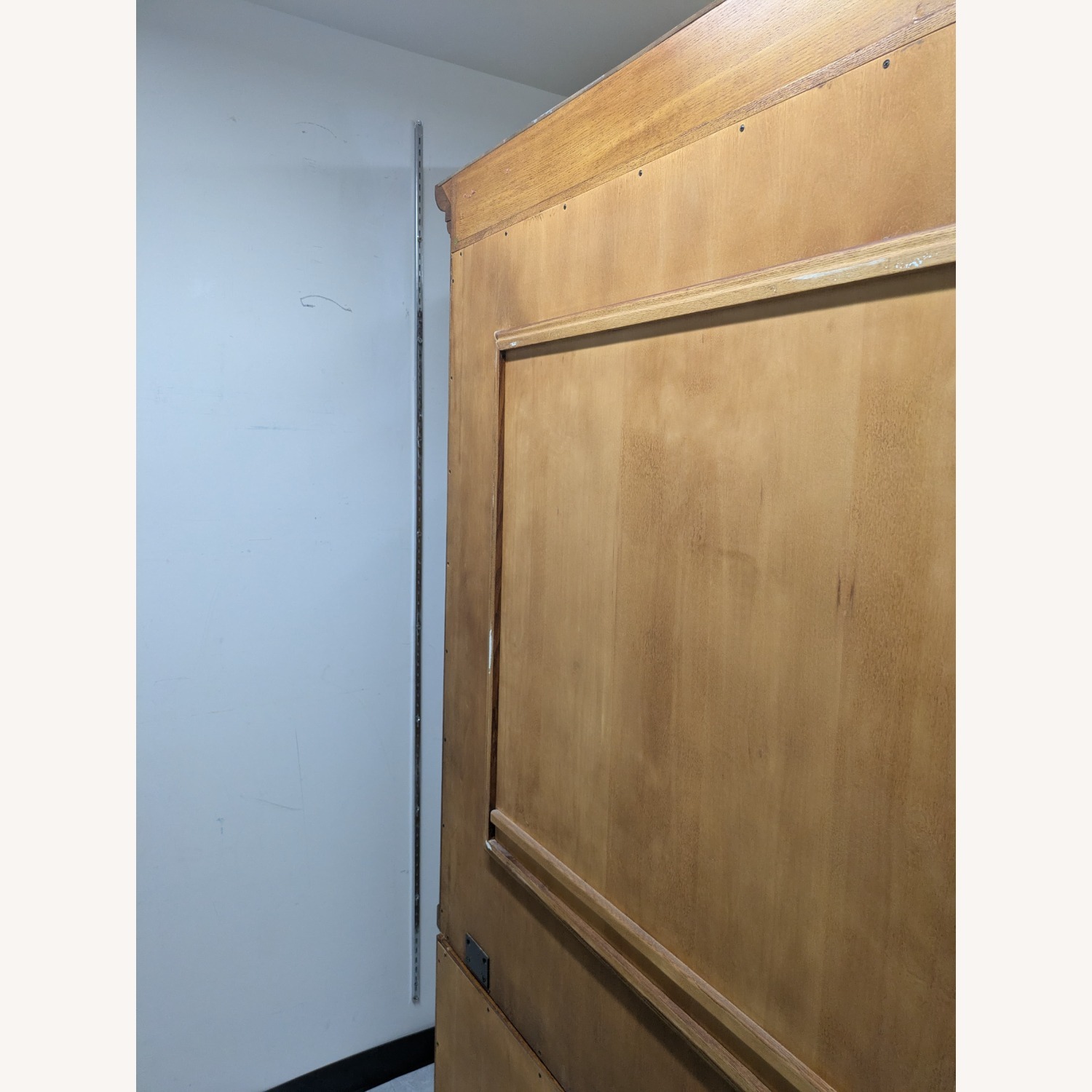 Light Brown Wood Armoire - image-14