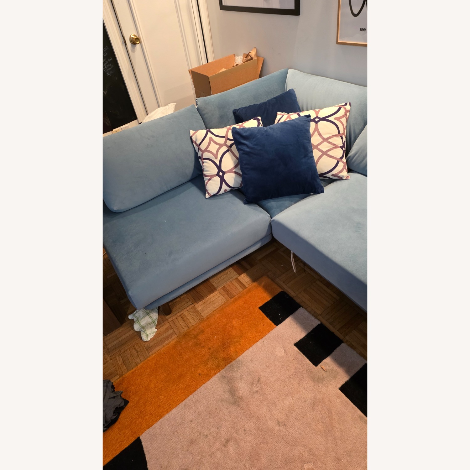 Burrow Range Sectional+Sleep Kit+Side Table - image-4