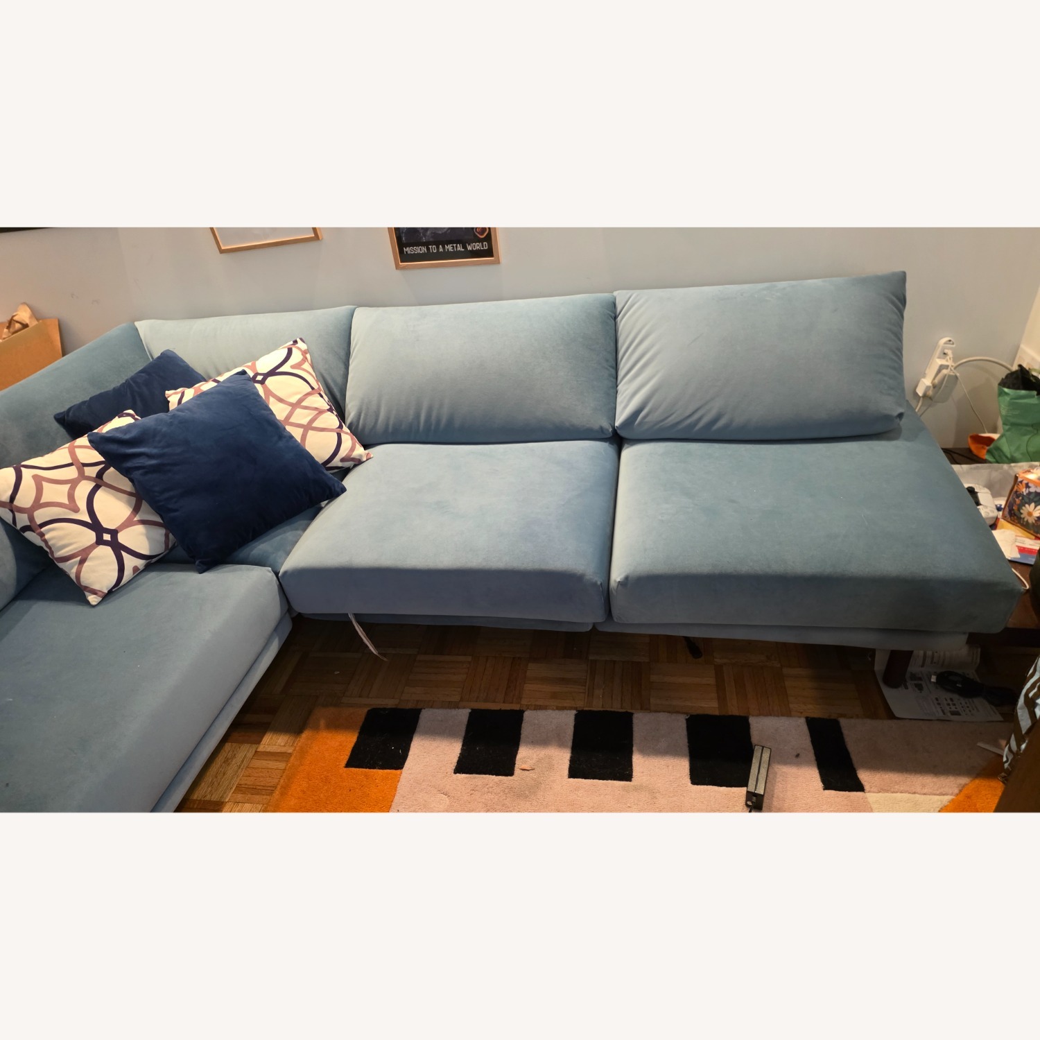Burrow Range Sectional+Sleep Kit+Side Table - image-2