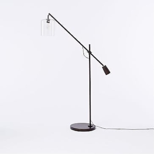 Used West Elm Industrial Floor Lamp for sale on AptDeco