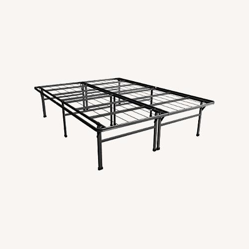 Used Zinus Black Metal Queen Bed for sale on AptDeco
