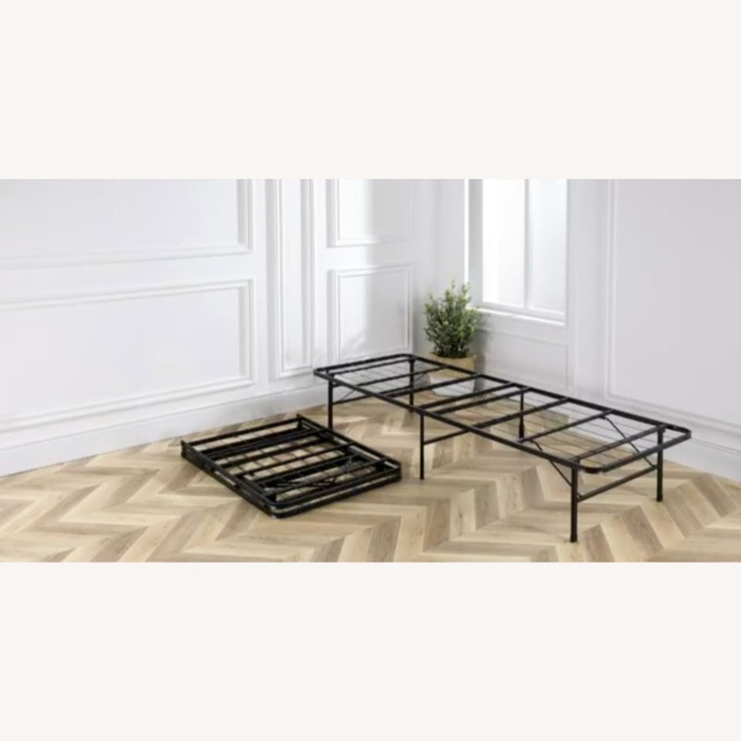 Zinus Black Metal Queen Bed - image-3