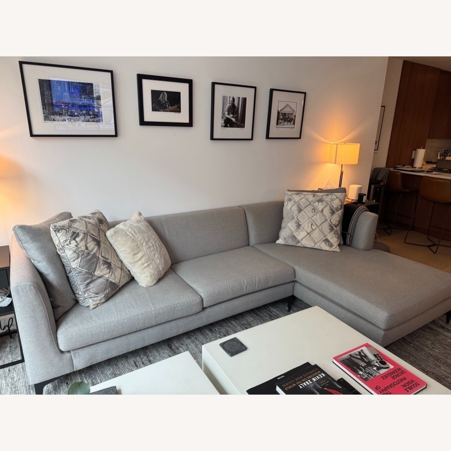 Room & Board Sterling Light Gray 3+ Seater Sofa - image-3