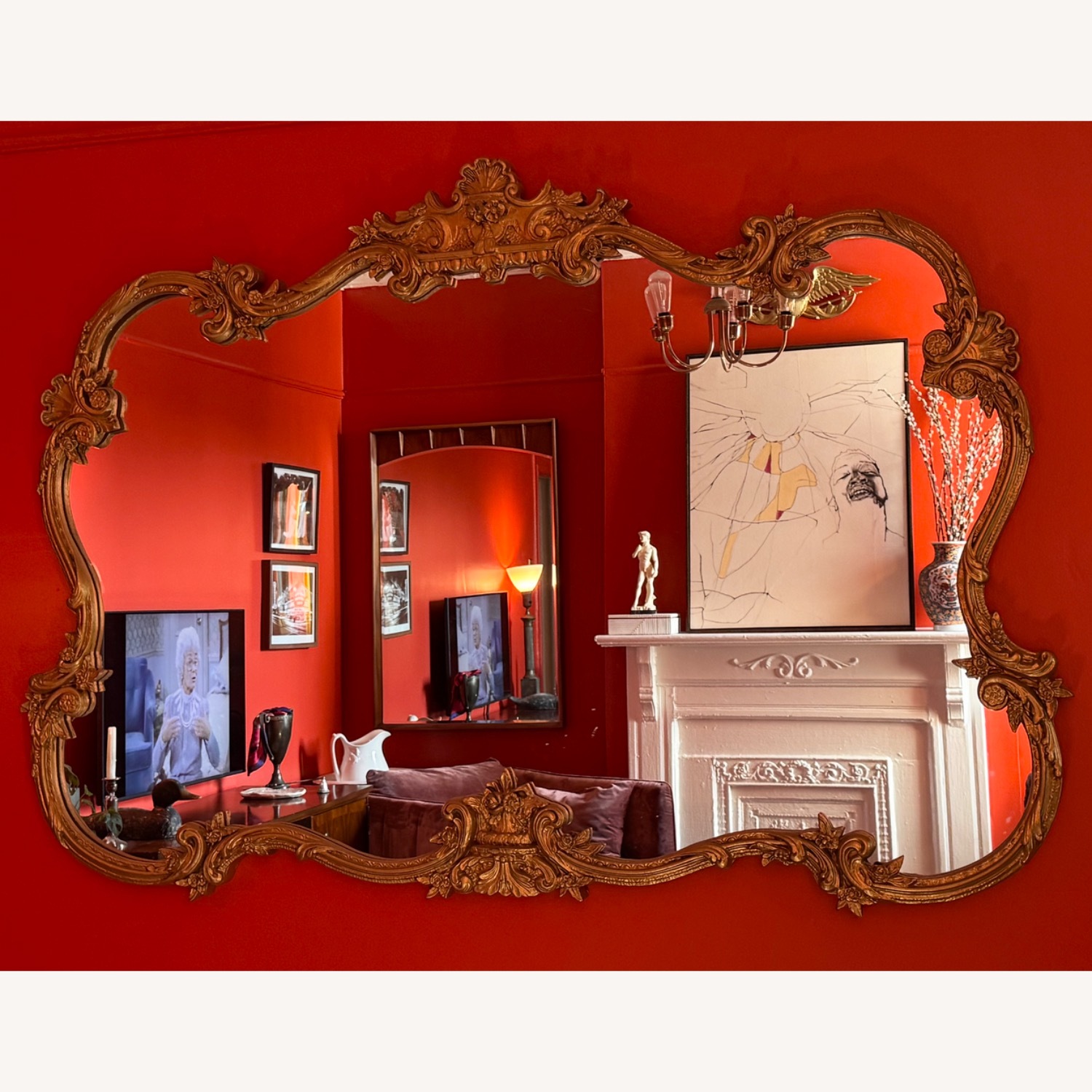 Regency Overmantle Mirror - image-3