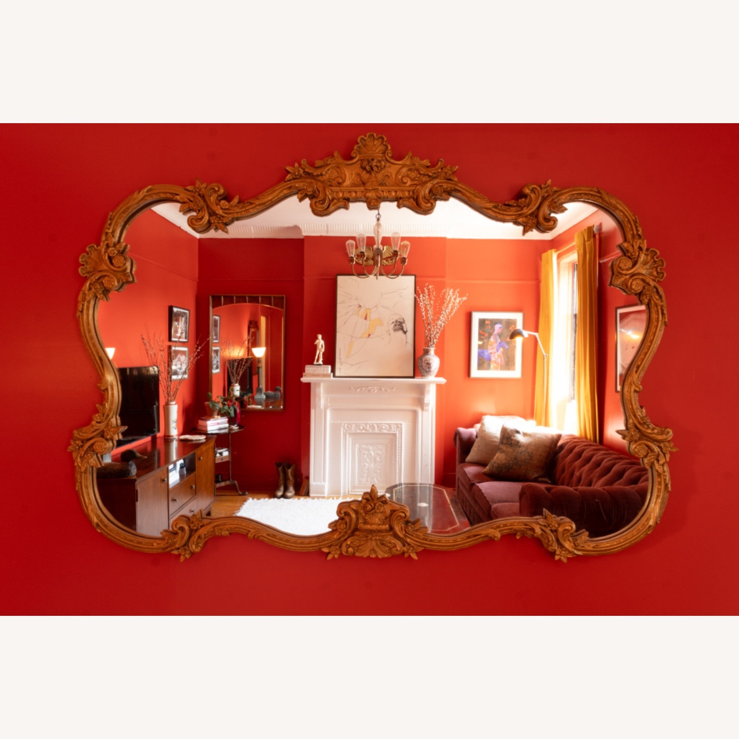 Regency Overmantle Mirror - image-1