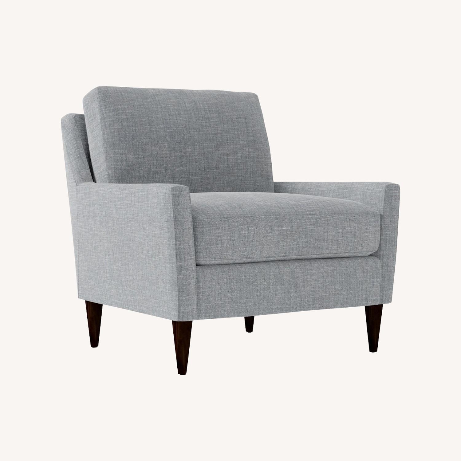 West Elm Everett Chair Fabric Armchair - image-0